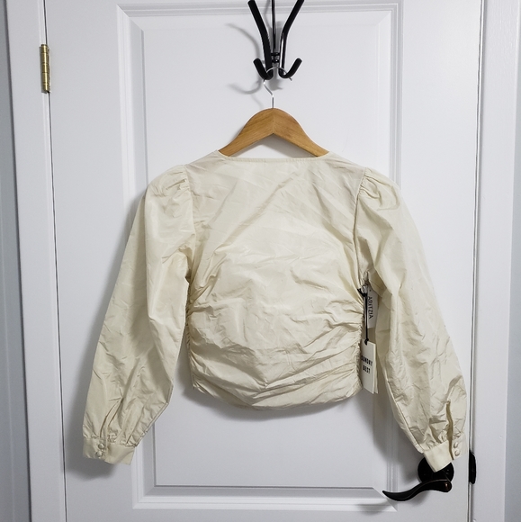 ARITZIA SUNDAY BEST Giselle Petal Top Blouse - Picture 6 of 12